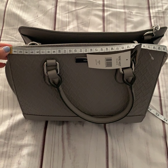 NWT Nine West "You and Me" Gray Handbag/Shoulder Bag - Picture 10 of 14